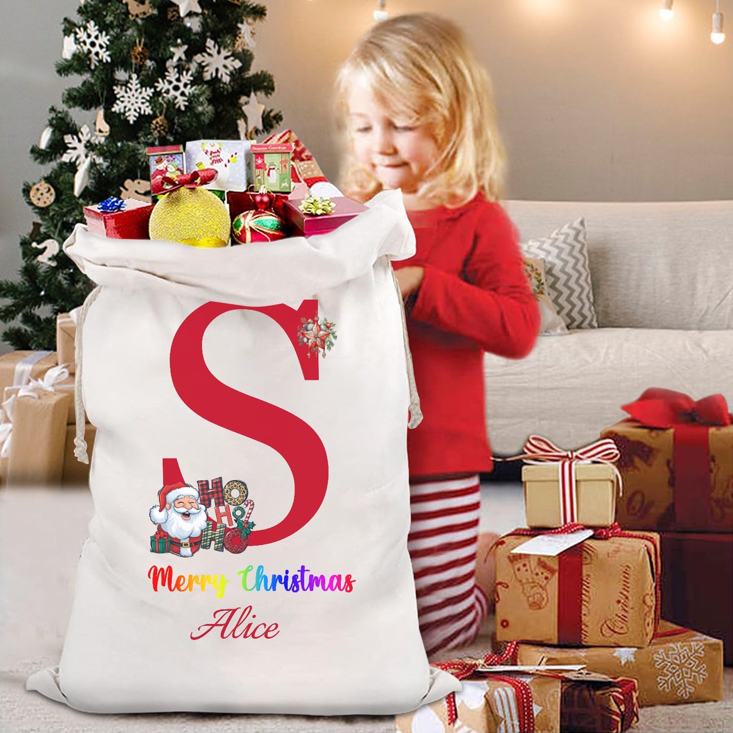 Christmas objects S Christmas Gift Bag 2024 Christmas Best Gift for Children