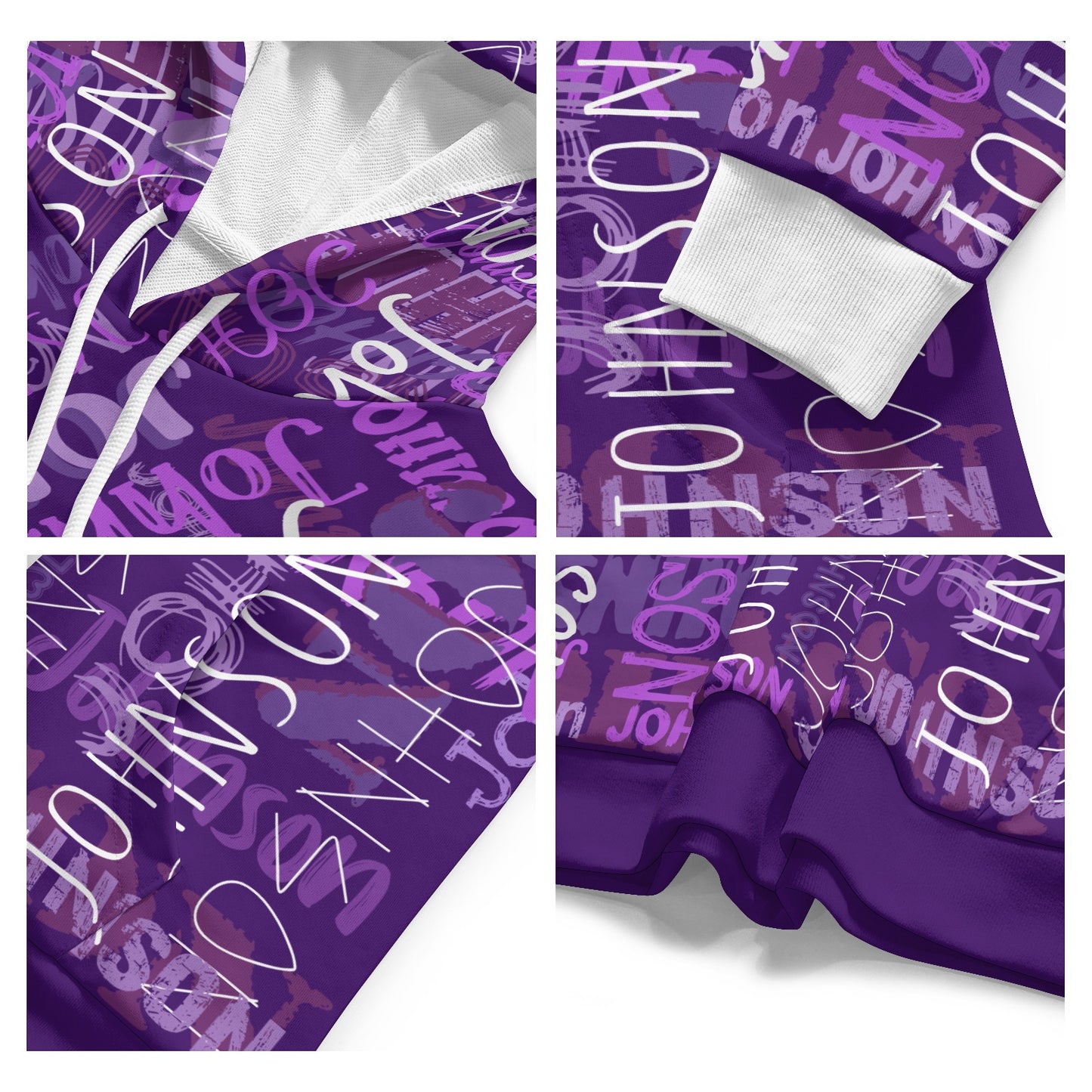 Purple Unisex Heavy Blend Hoodie Custom Hoodie Design Your Own Personalized Hoodies for Women