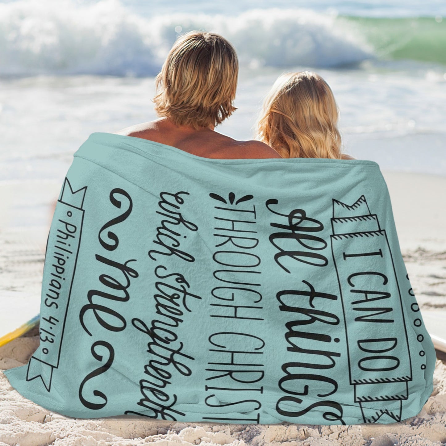 I Can Do Flannel Blanket Custom Name Blanket Gift for Men Women