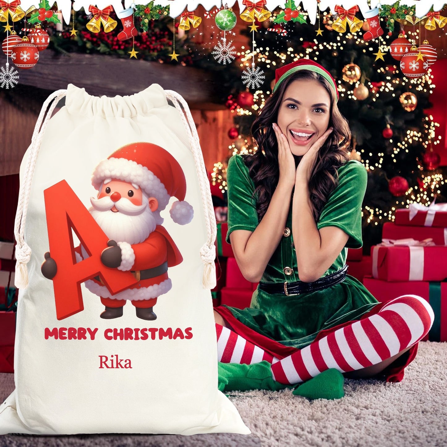 A Christmas Gift Bag 2024 Christmas Best Gift for Children