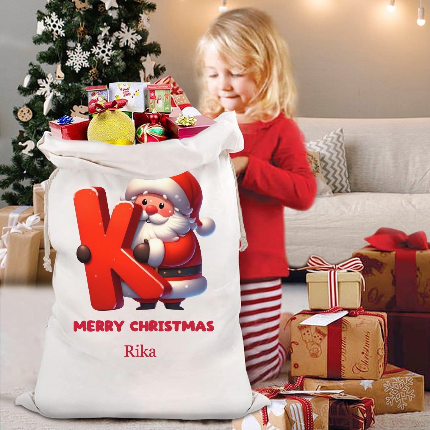 K Christmas Gift Bag 2024 Christmas Best Gift for Children