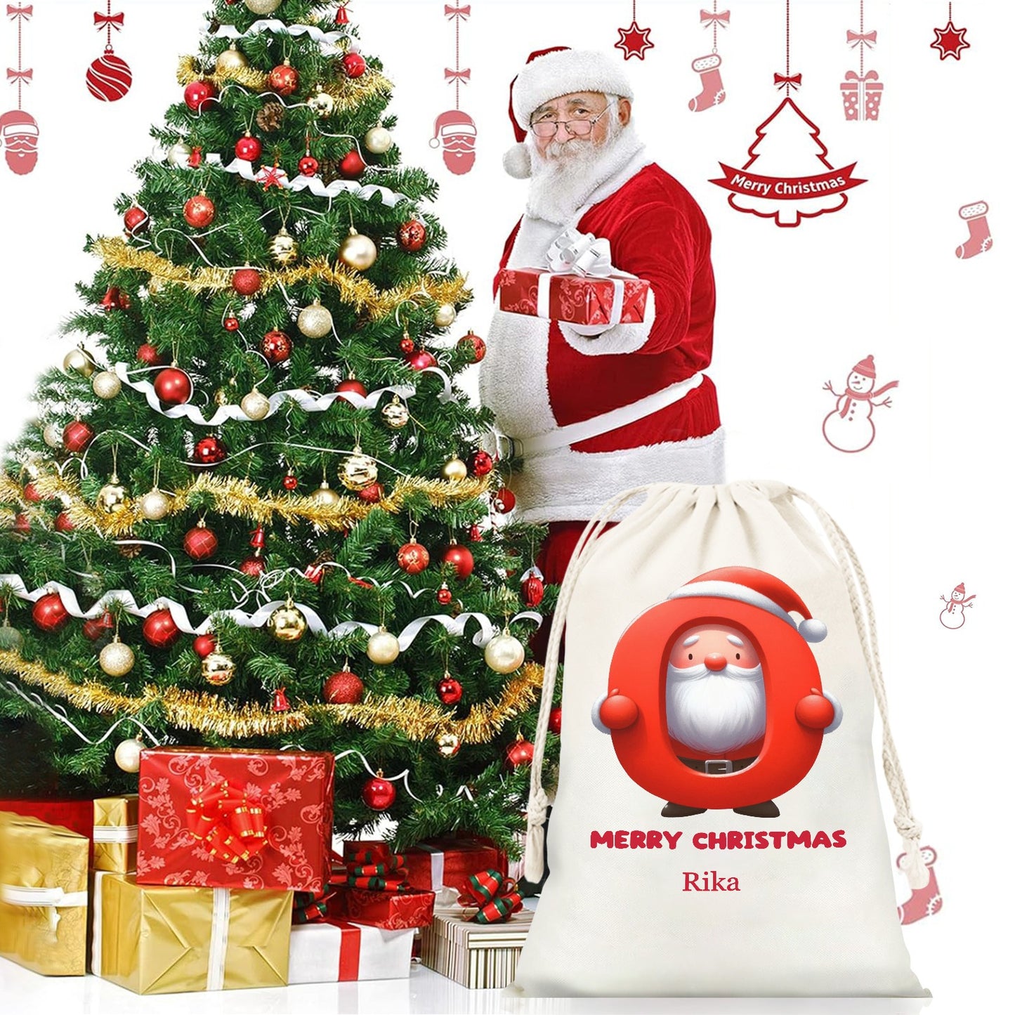 0 Christmas Gift Bag 2024 Christmas Best Gift for Children
