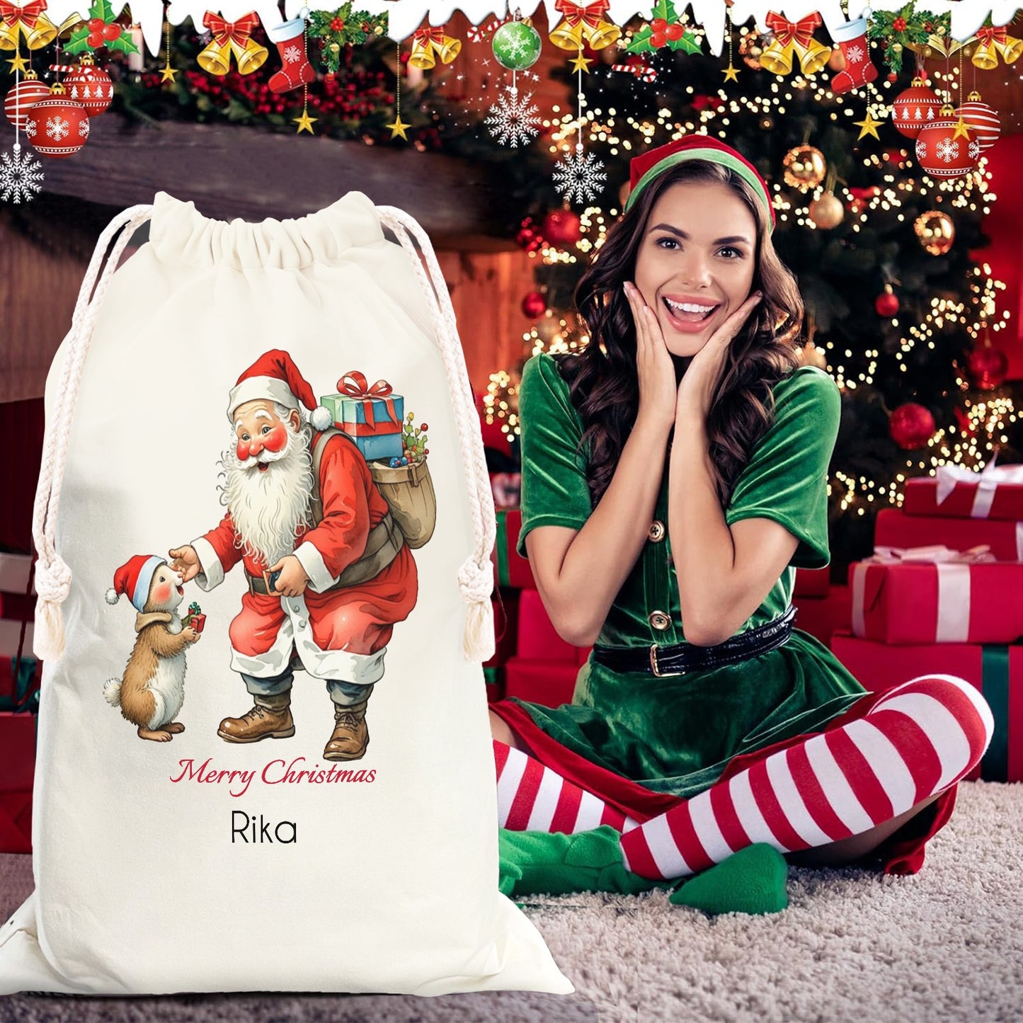Artboard 9 Christmas Gift Bag 2024 Christmas Best Gift for Children