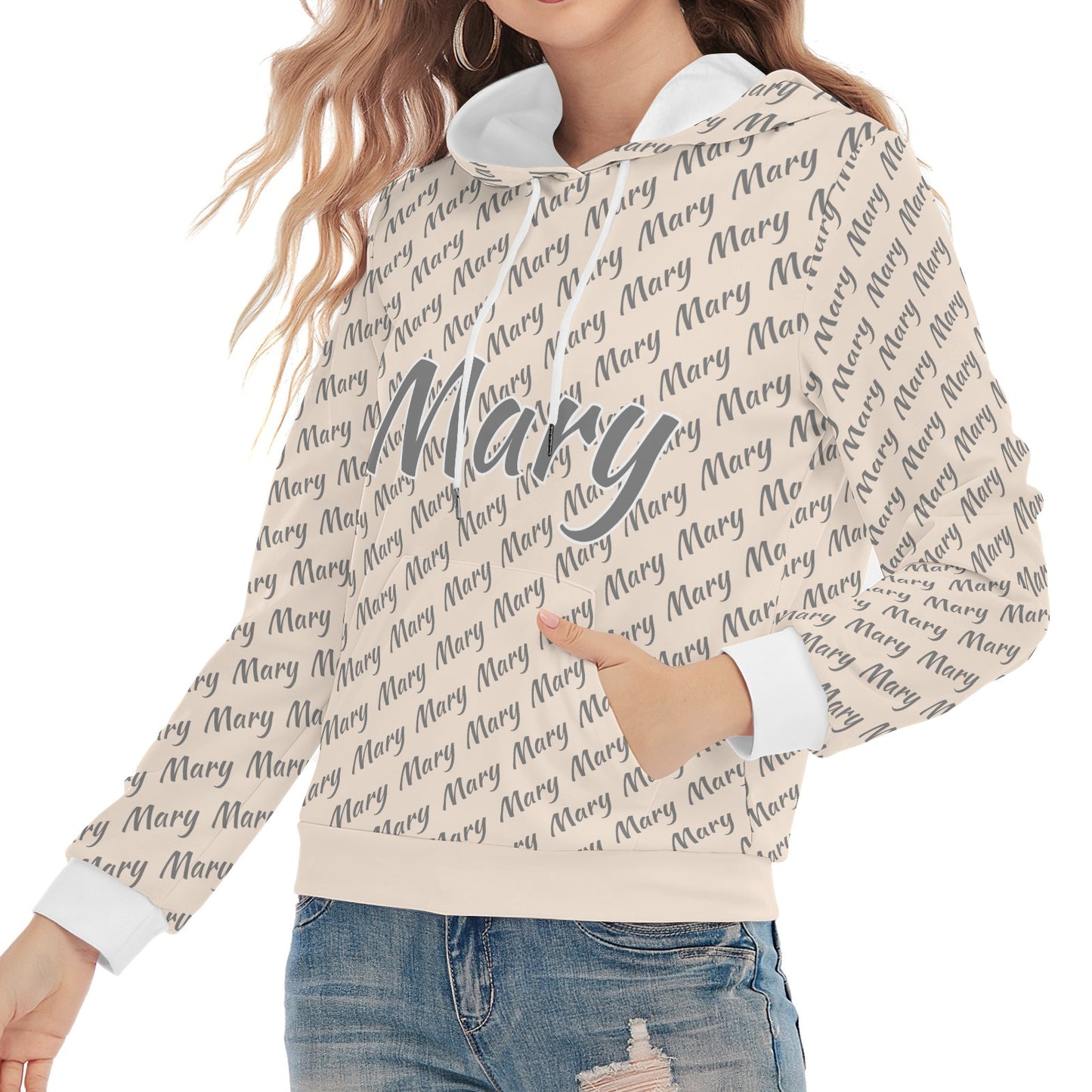 Light Yellow Unisex Heavy Blend Hoodie Custom Hoodie Design Your Own Personalized Hoodies for Women