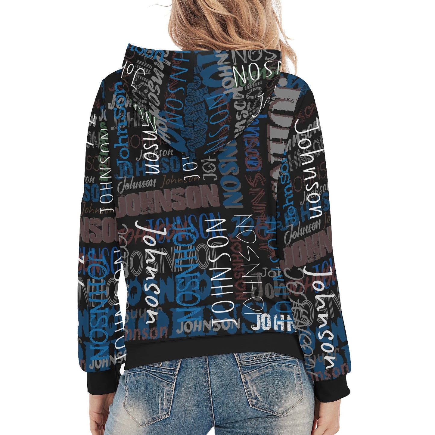 Black Unisex Heavy Blend Hoodie Custom Hoodie Design Your Own Personalized Hoodies for Women