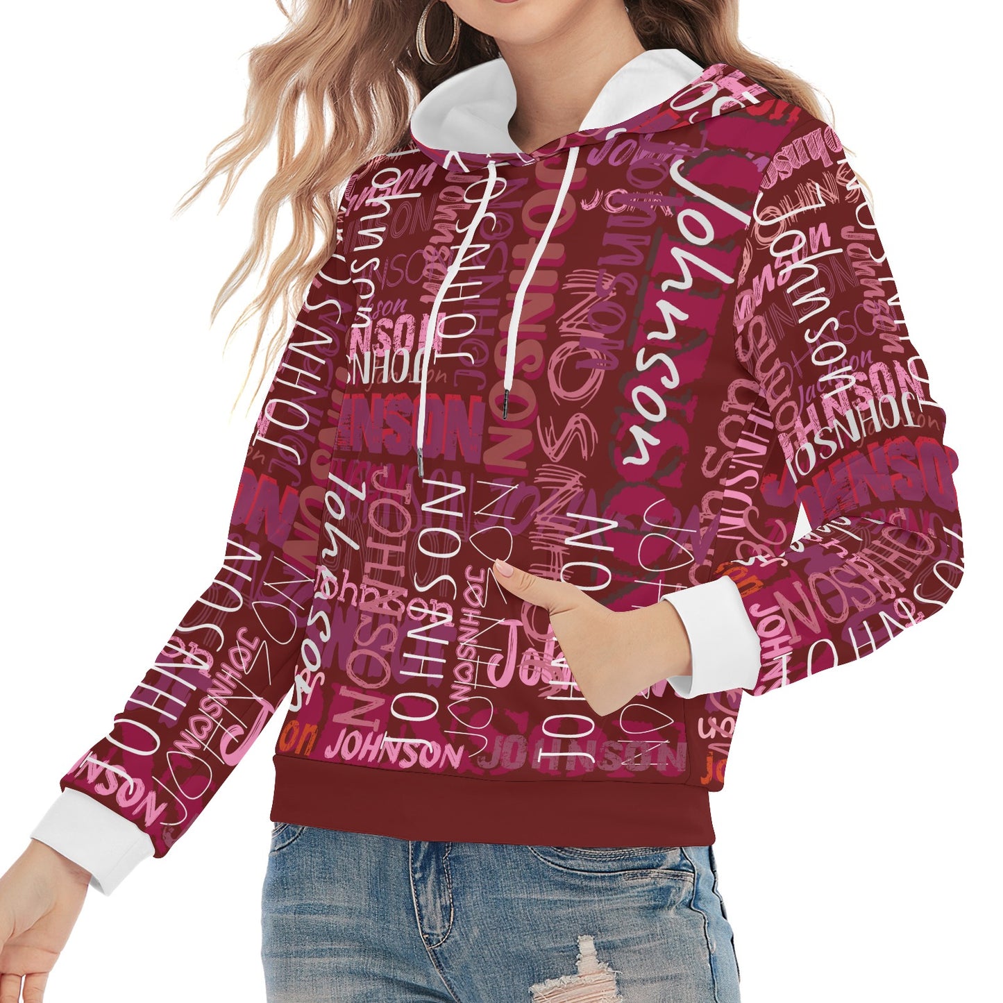 Red Unisex Heavy Blend Hoodie Custom Hoodie Design Your Own Personalized Hoodies for Women
