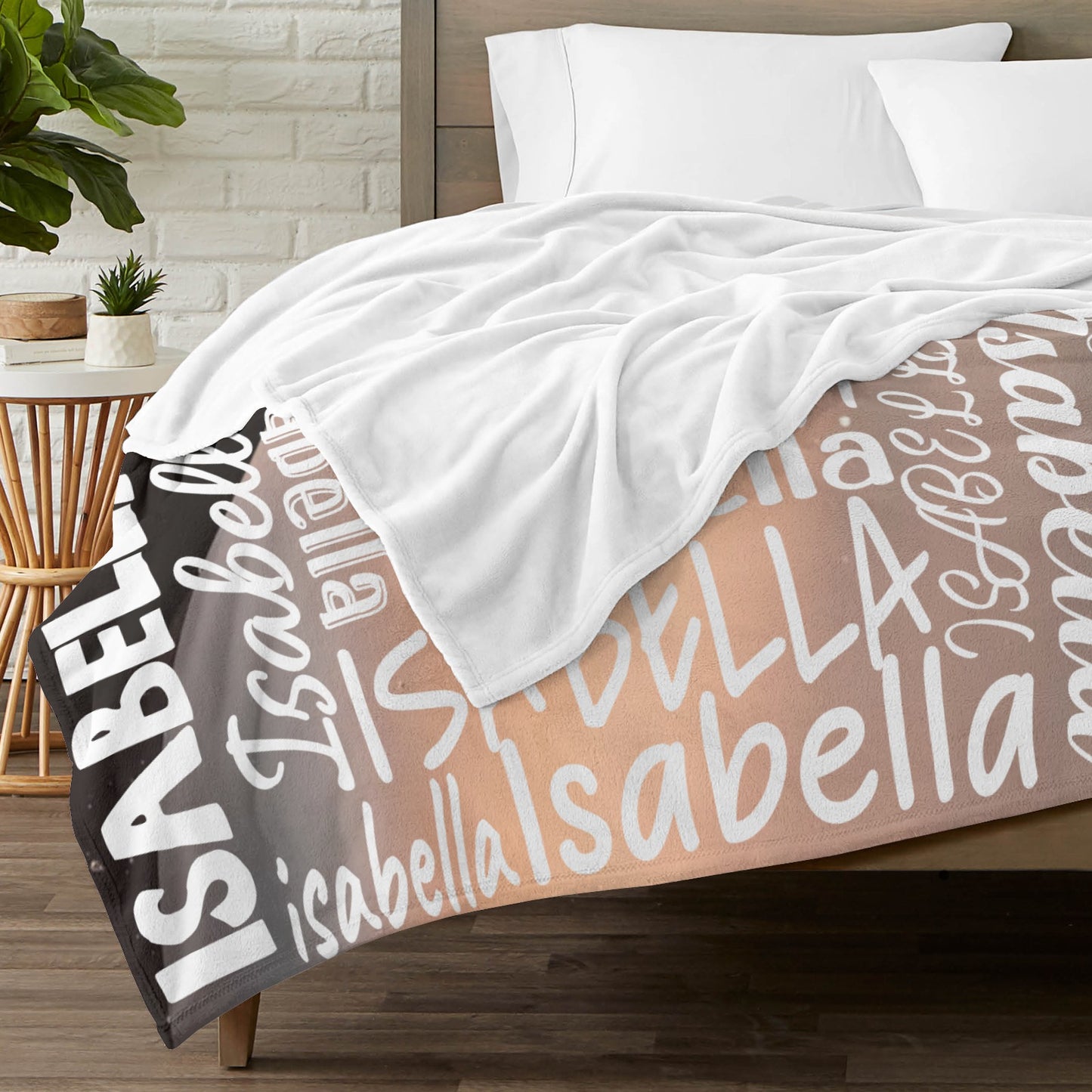 Star Flannel Blanket Name Blanket Personalized Blanket for Adult Kids Flannel Customize Throw Blanket Custom