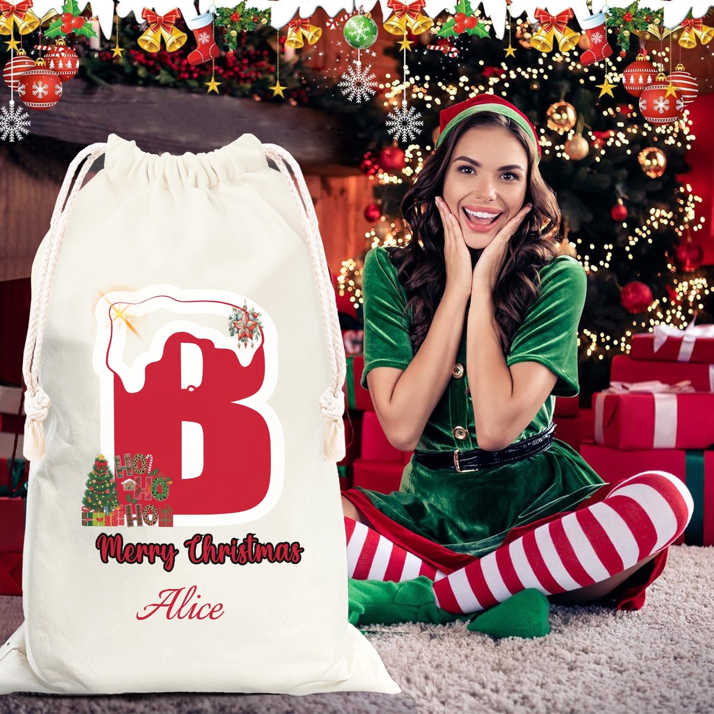 B1 Christmas Gift Bag 2024 Christmas Best Gift for Children