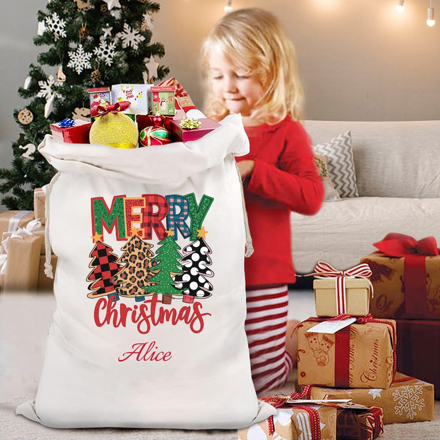 1 Christmas Gift Bag 2024 Christmas Best Gift for Children
