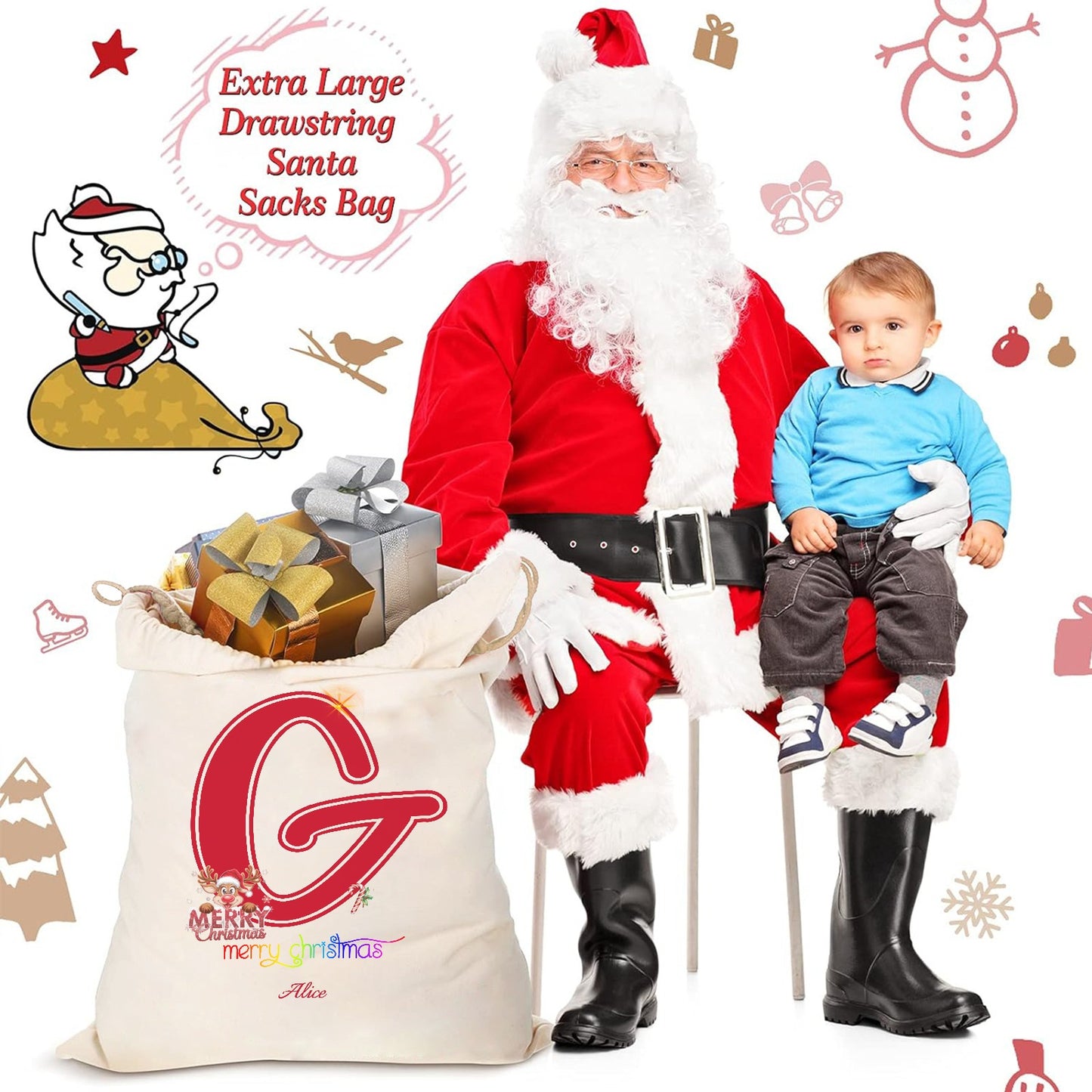 G2 Christmas Gift Bag 2024 Christmas Best Gift for Children