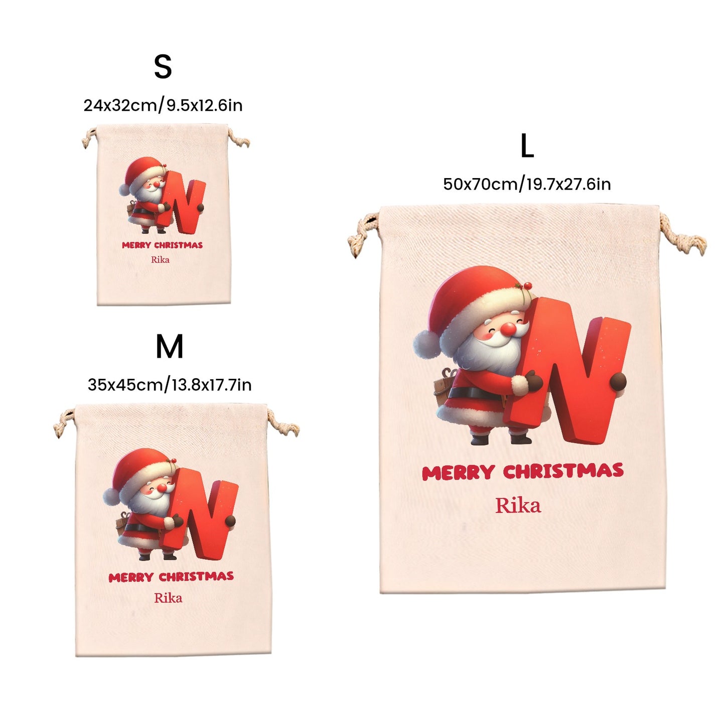 N Christmas Gift Bag 2024 Christmas Best Gift for Children