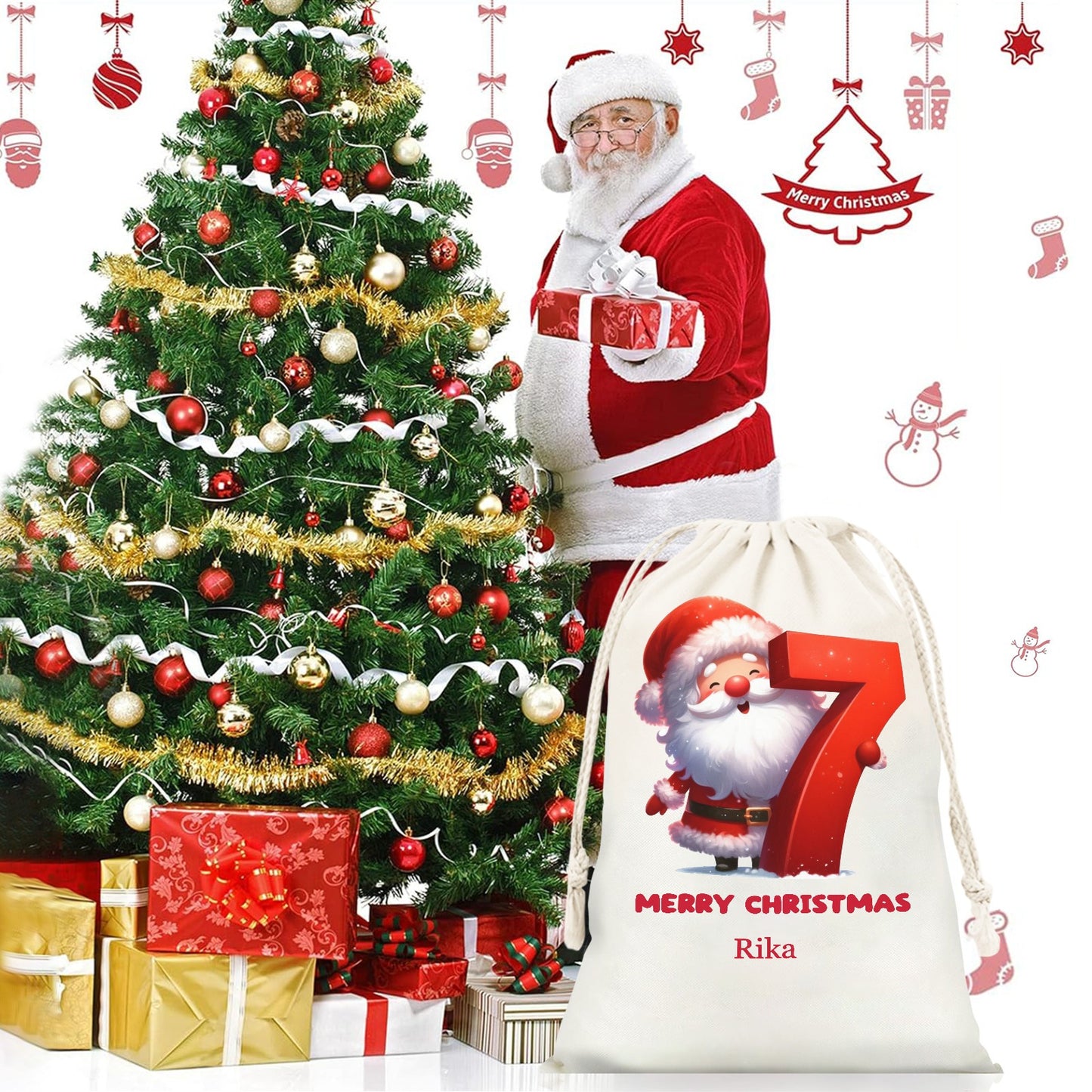 7 Christmas Gift Bag 2024 Christmas Best Gift for Children
