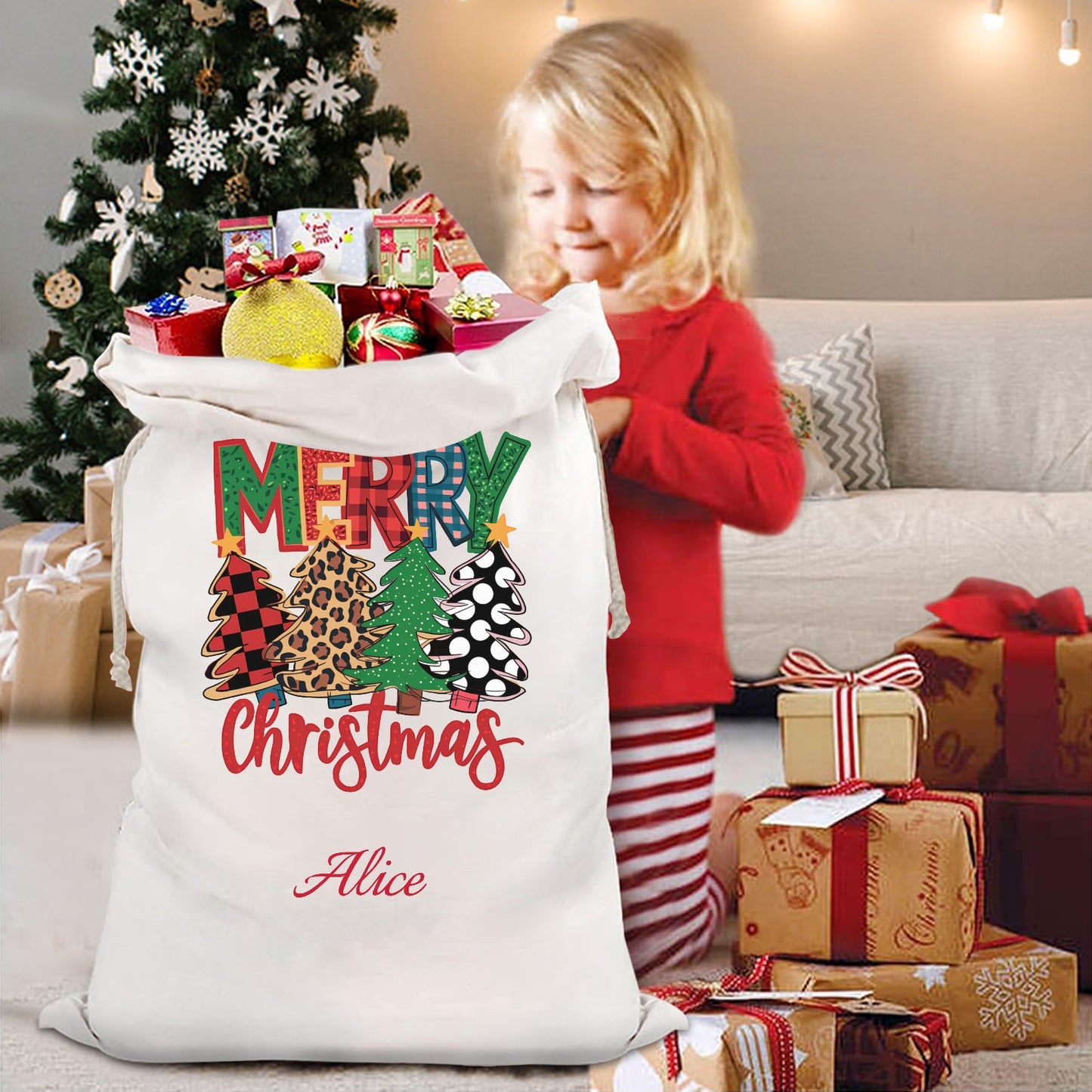 1 Christmas Gift Bag 2024 Christmas Best Gift for Children